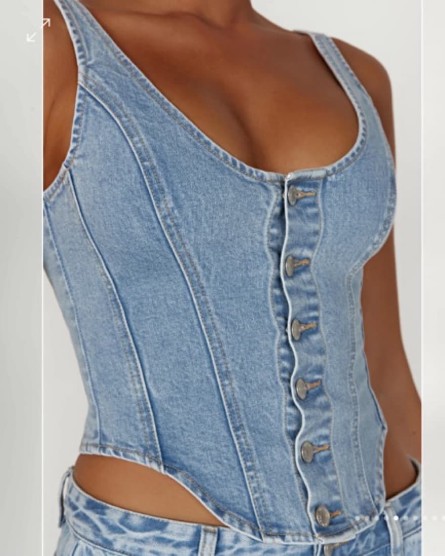Leilani Corset Denim Top  - Image 4