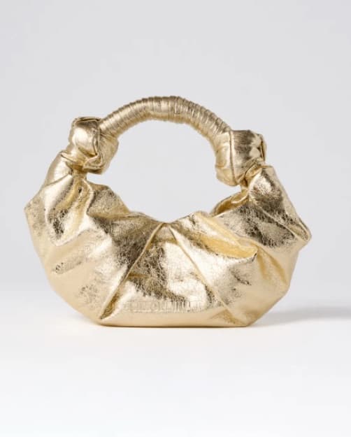 Lustrous Gold Crinkle Bag - Image 1