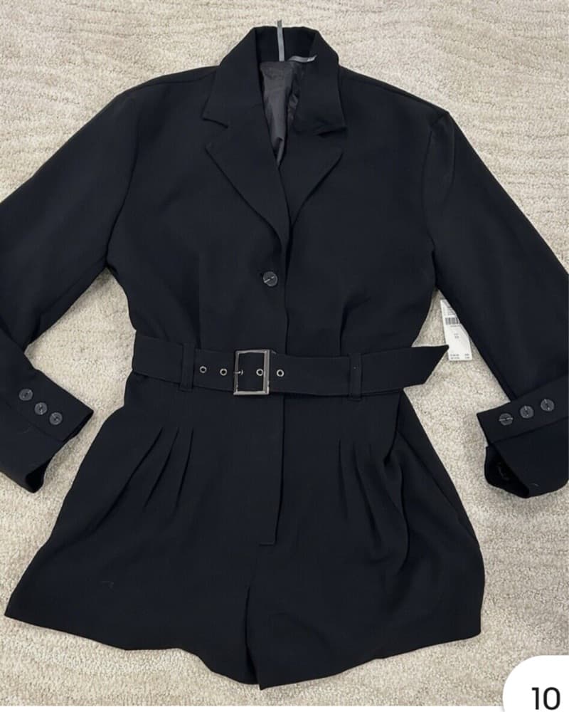 Anthropologie Belted Blazer Romper - Image 2
