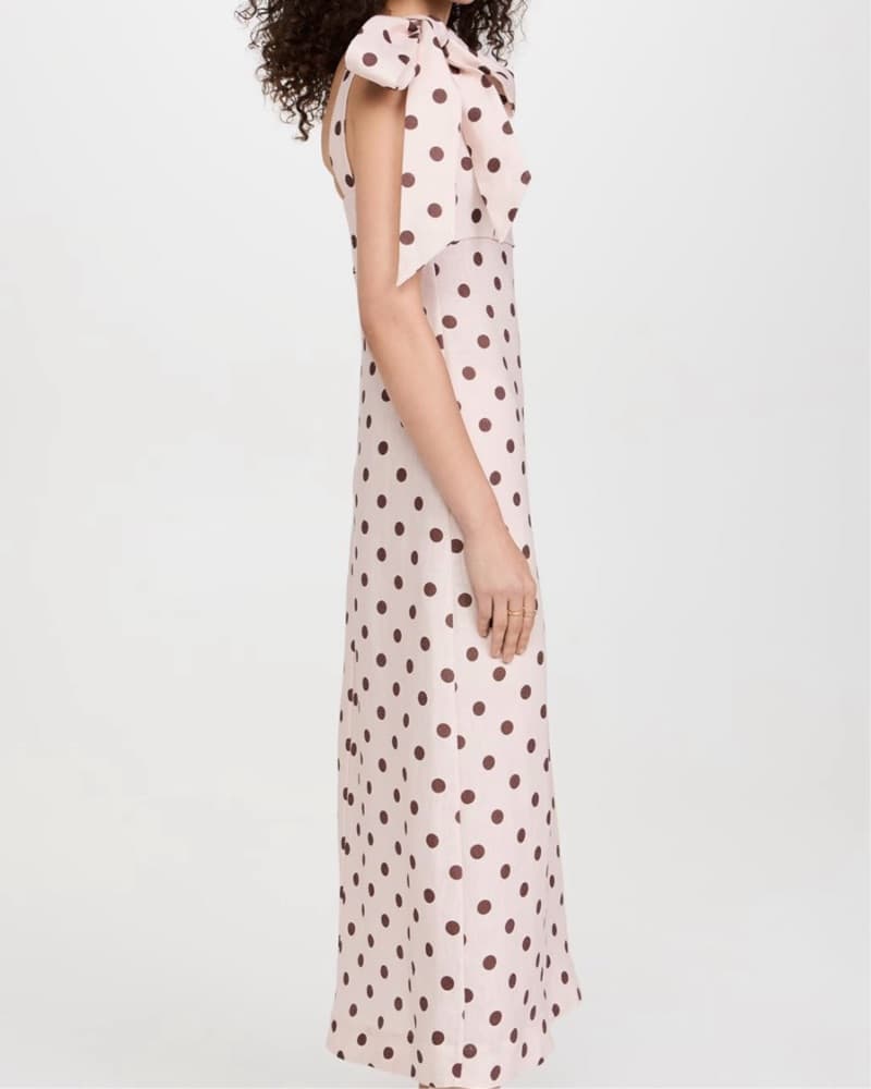 Zimmerm Polka Dot One Shoulder Dress - Image 5