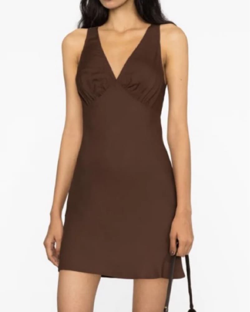 Reformation Brown Calix Dress - Image 1