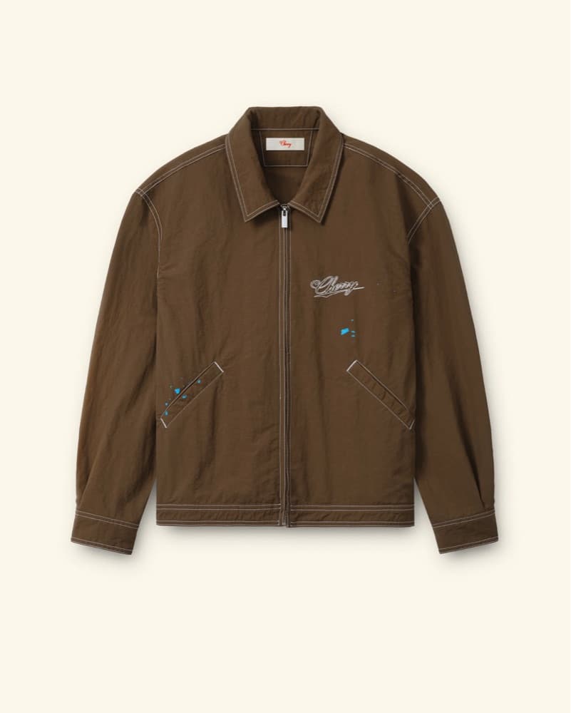 Cherry Los Angeles Brown Running Jacket - Image 1