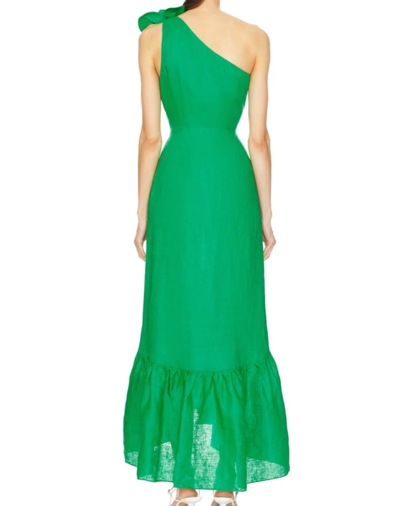Yumi Kim Linen Green Dress - Image 2