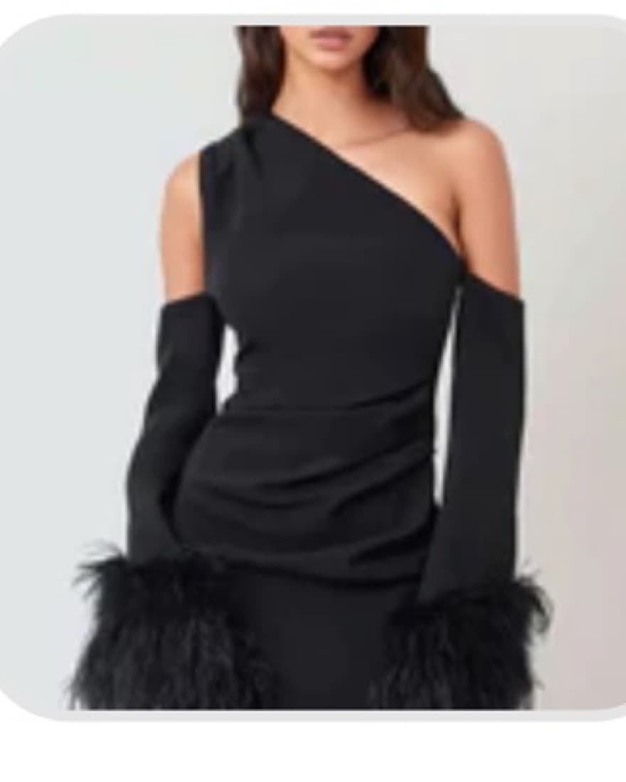 Monvess Open Shoulder Dress - Image 1