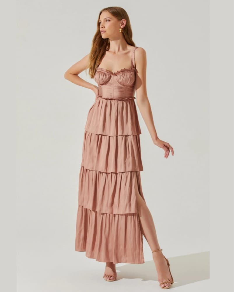 ASTR the Label Tiered Maxi Dress - Image 1