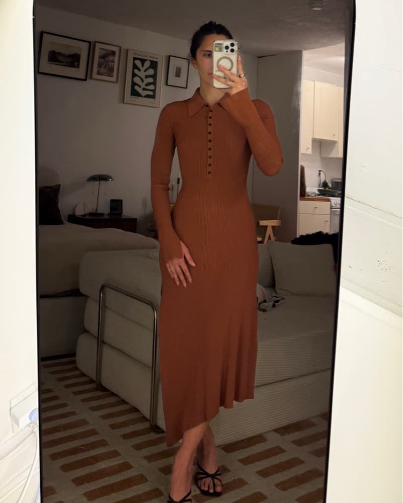 ALC Lance Knit Midi Dress - Image 3