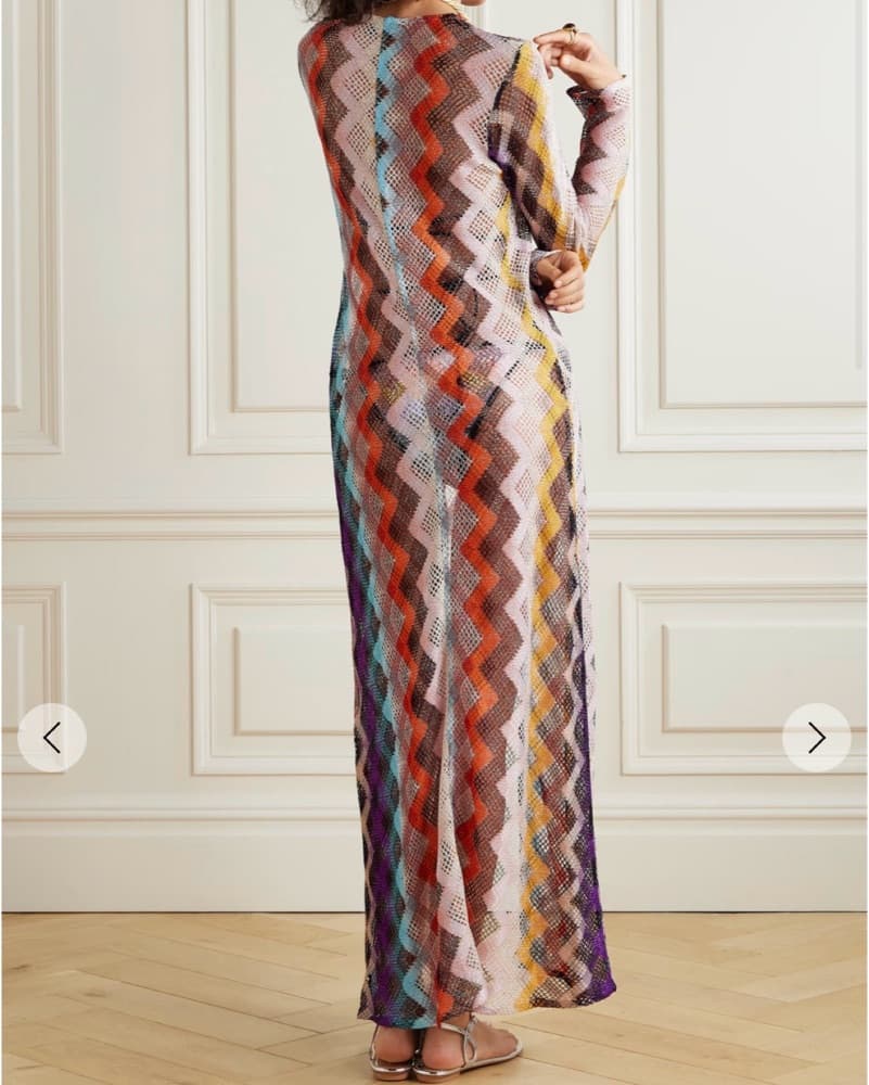 Missoni Tie Front Coverup - Image 3