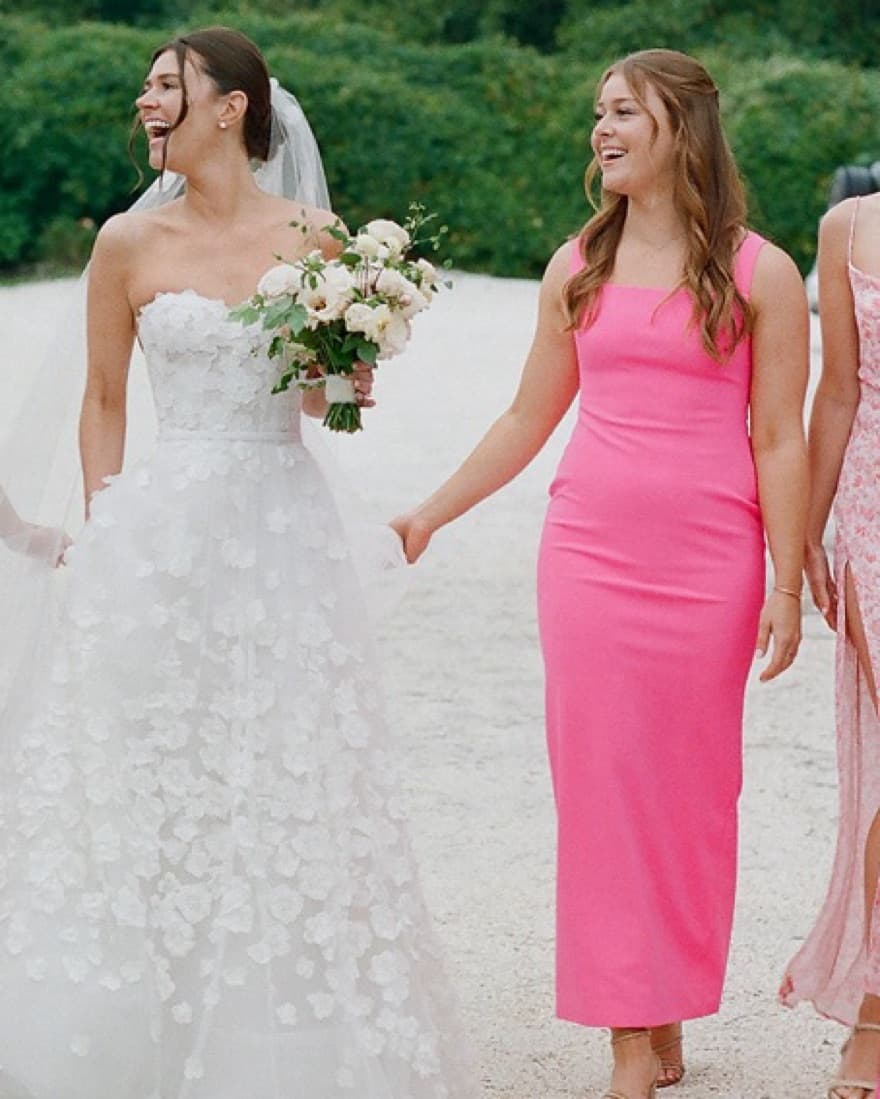 Solace London Joni Maxi Dress In pink - Image 4
