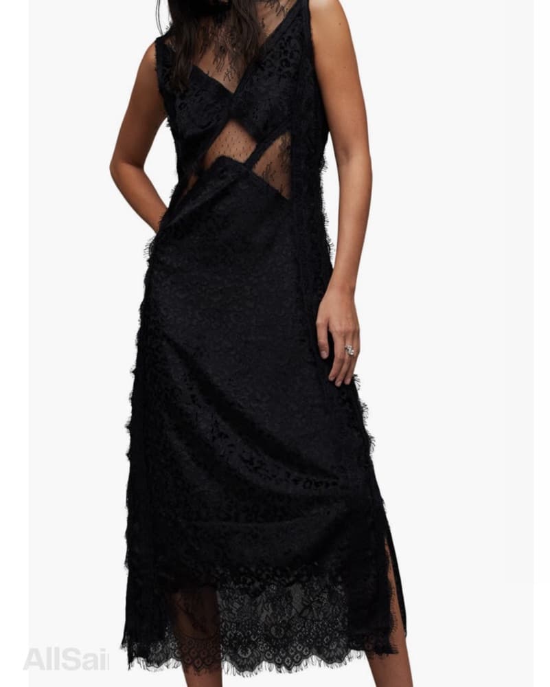 AllSaints Mila Leppo Lace Maxi Dress  - Image 2