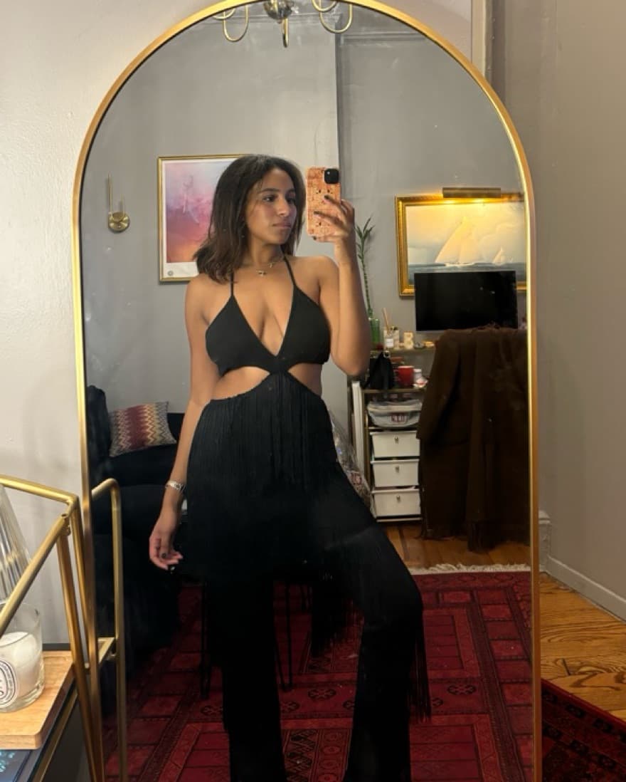 Chic Cutout Fringe Jumpsuit - Image 1