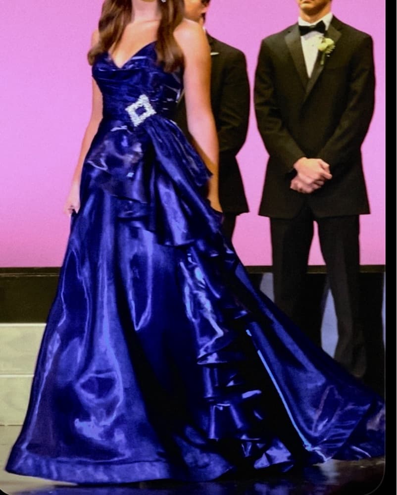 Royal Blue Evening Gown - Image 1