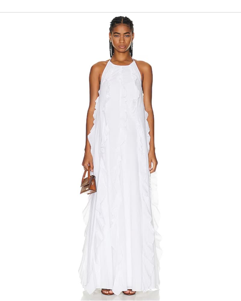 Staud White Maxi Dress - Image 2