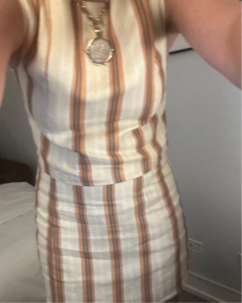 VRG GRL linen striped set – Euro summer  - Image 6