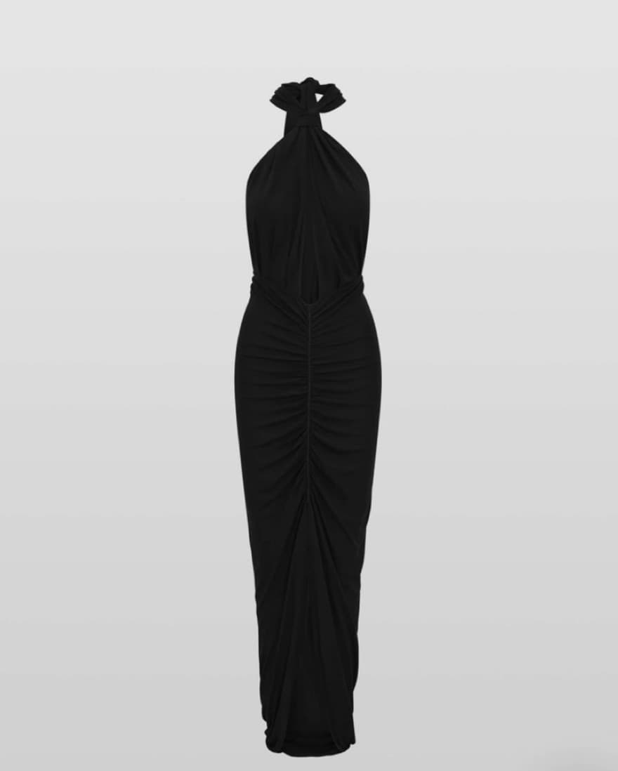 Rat And Boa Daria Maxi Black Dress  - Image 2