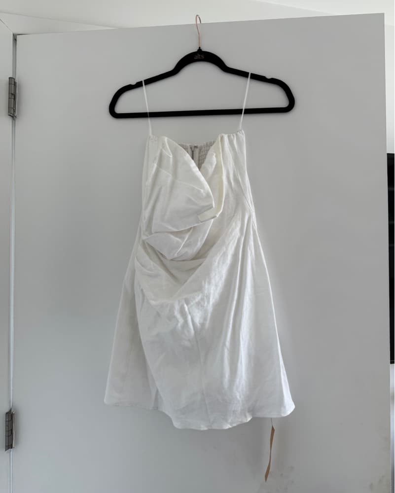 Reformation Linen Mini Dress - Image 2