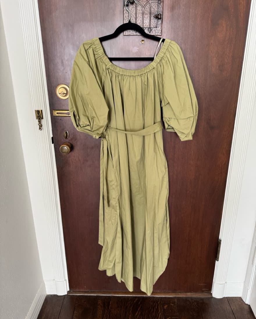 Staud Off The Shoulder Midi Dress - Image 2