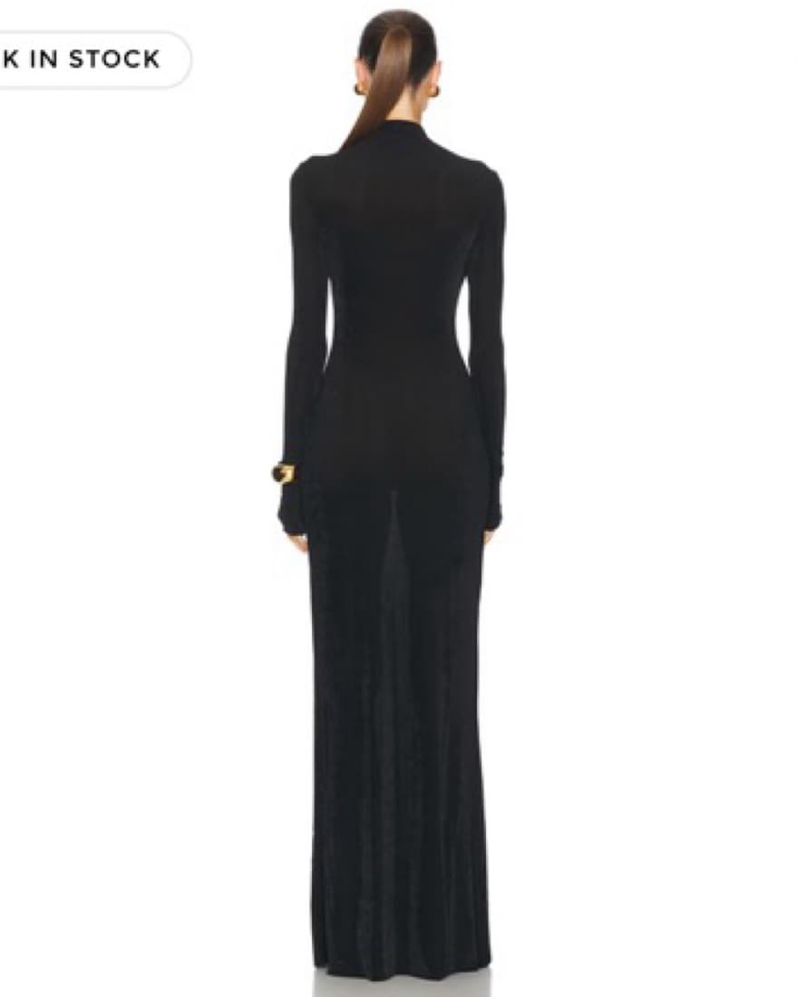 Black Maxi Dress - Image 2