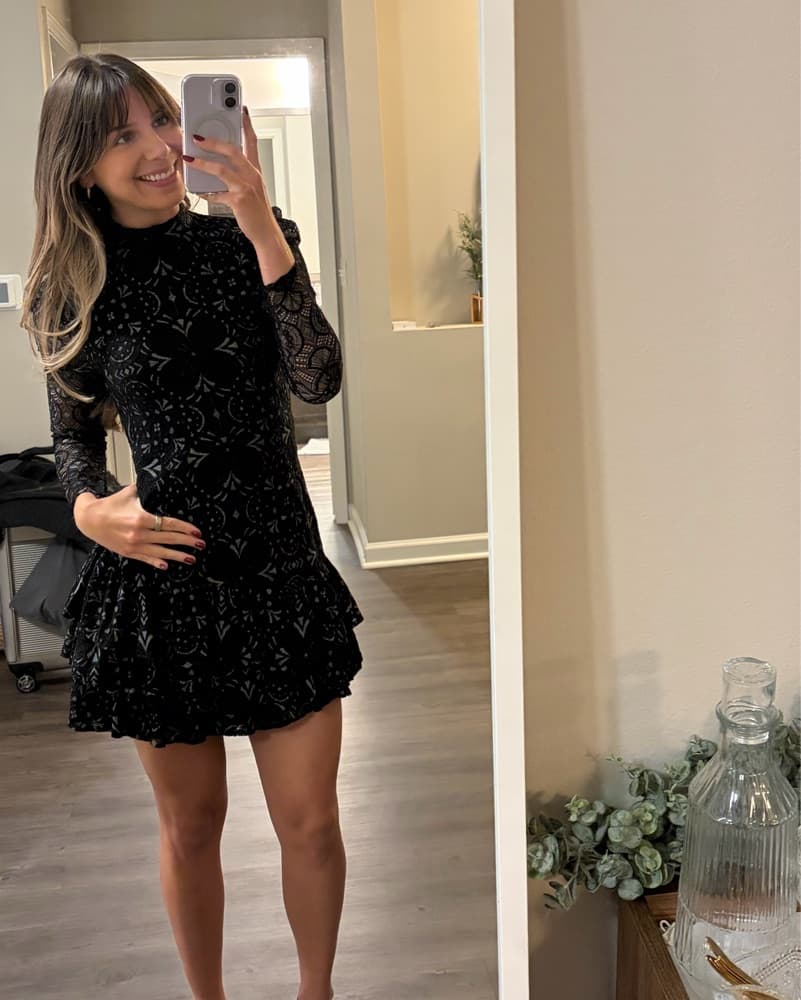 Yumi Kim Robyn Dress - Short Black - Image 3