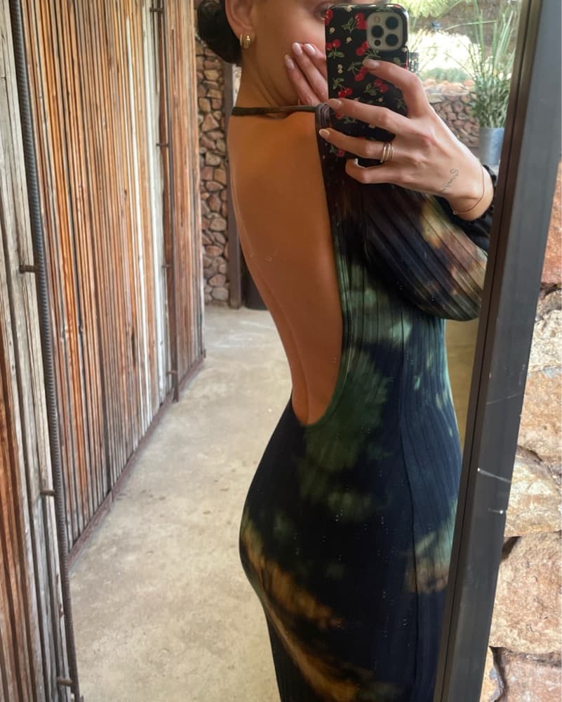 Vibrant Tie-Dye Maxi Dress - Image 3