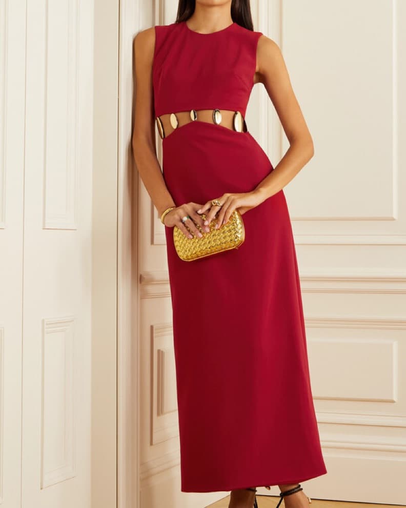 Simkhai Red Long Dress - Image 1