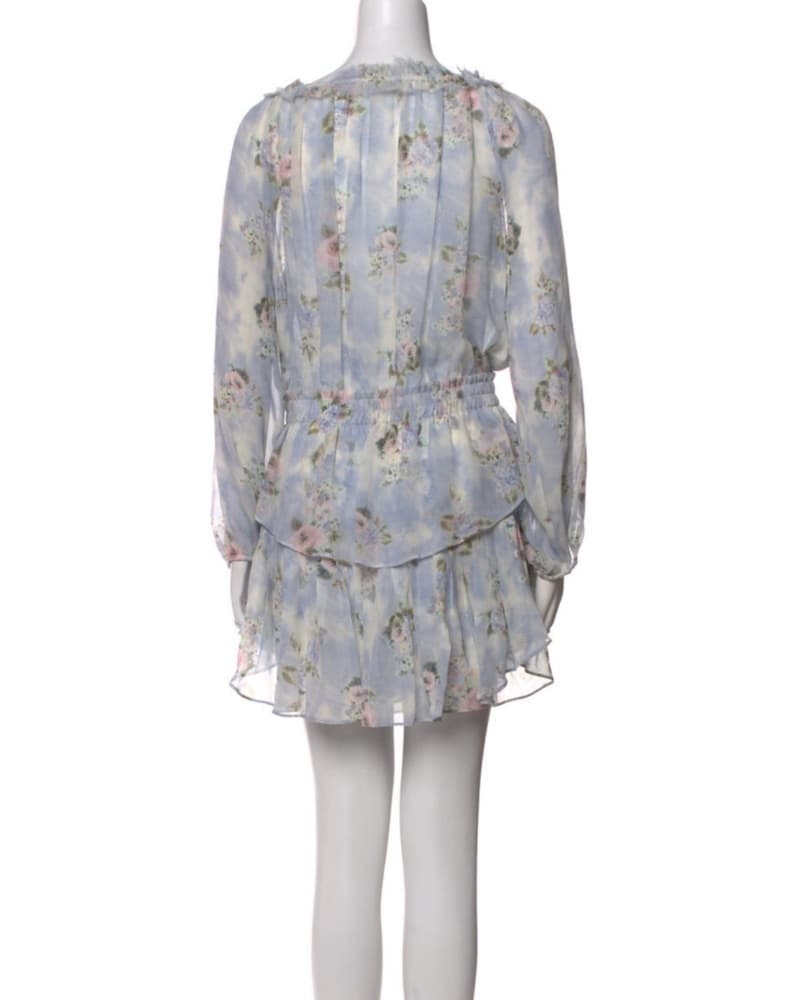 LoveShack Fancy Light Blue Popover Dress - Image 3
