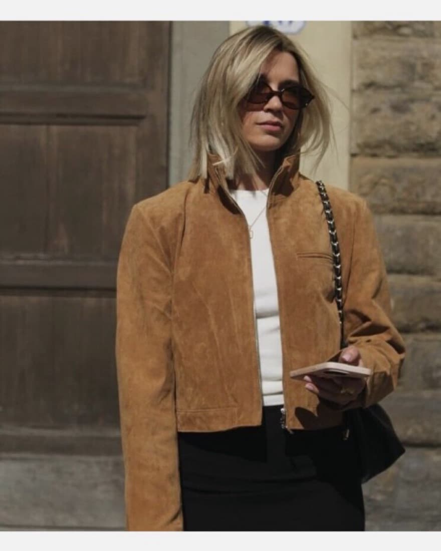 SOLD OUT Zara Suede Jacket - Image 1
