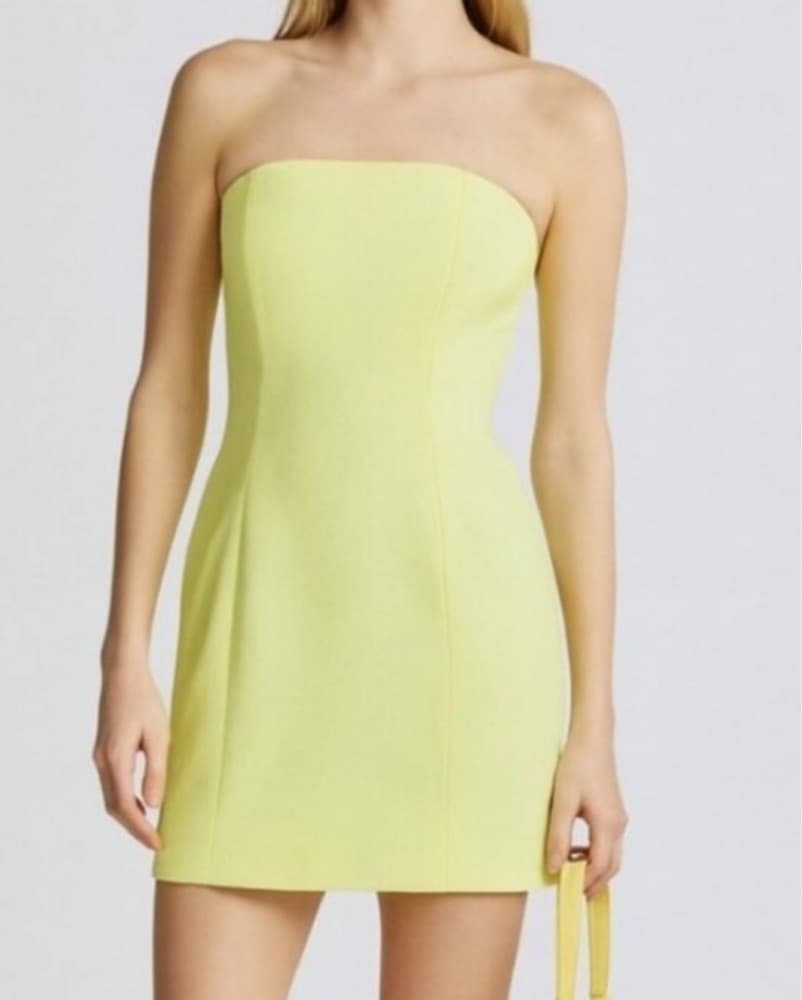 yellow alc mini dress - Image 1