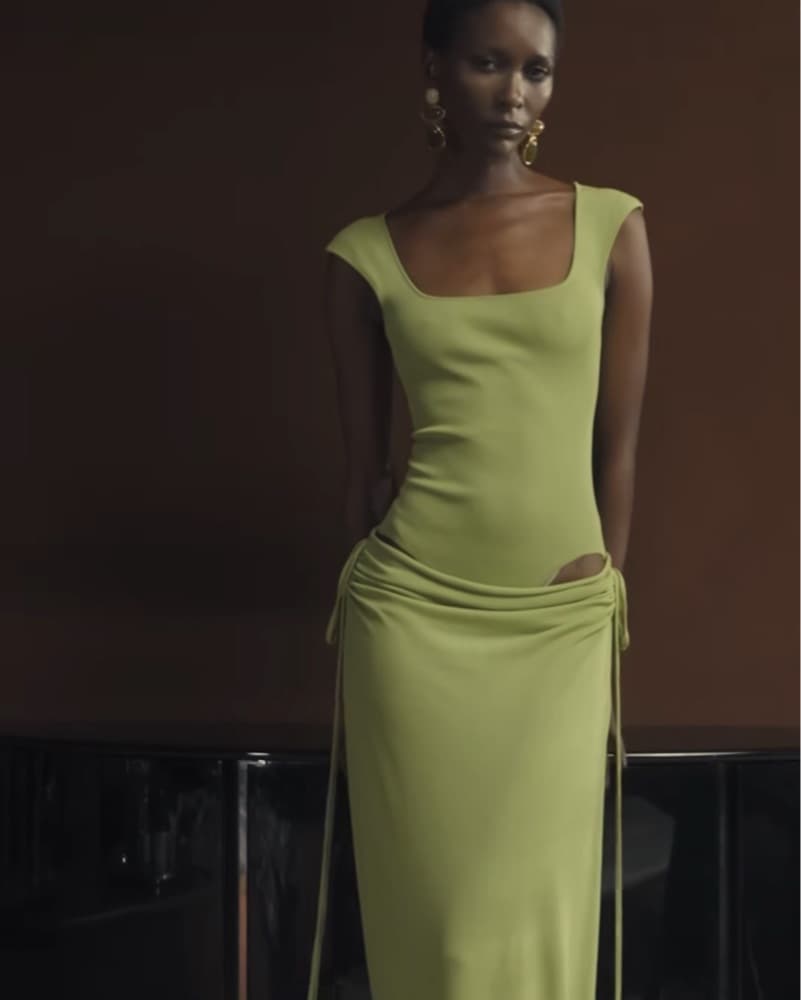 Arakii Draped Cutout Dress  - Image 3