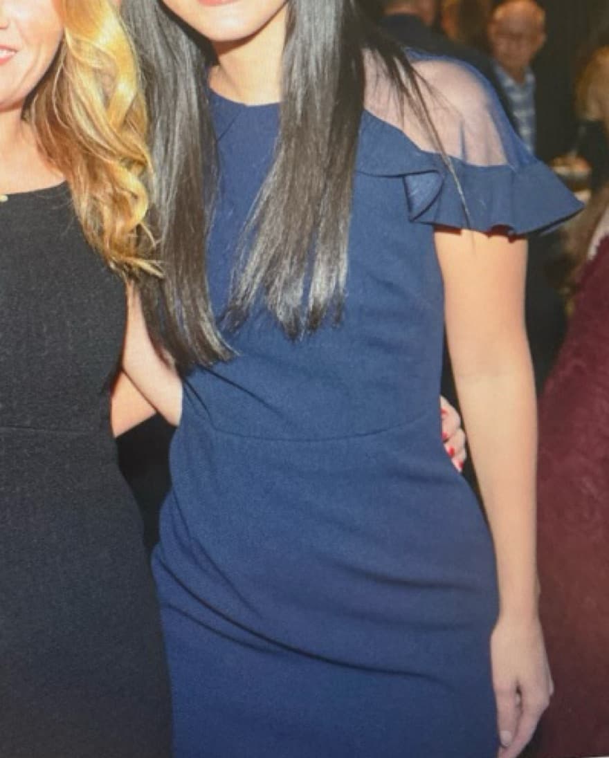 Navy Blue Cocktail Dress - Image 1