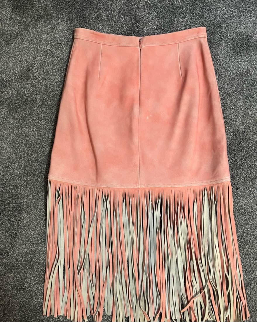 J. Crew Collection Fringe Leather Skirt  - Image 5