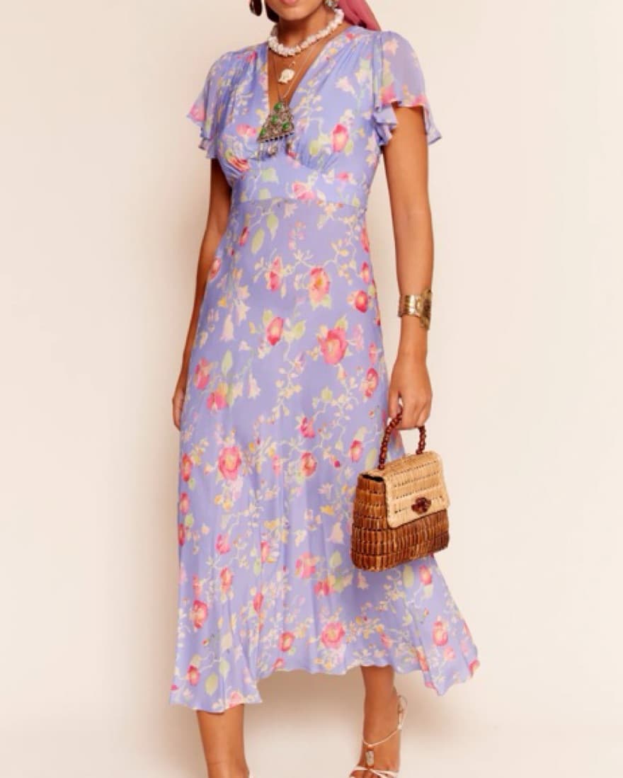 Rixo Florida Midi Dress  - Image 3