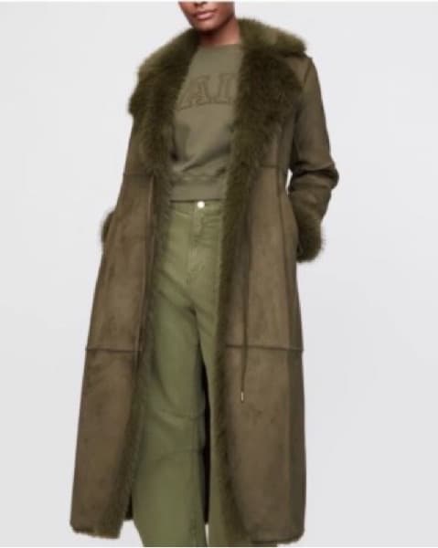 Cult Gaia x Gap Olive Green Coat - Image 1