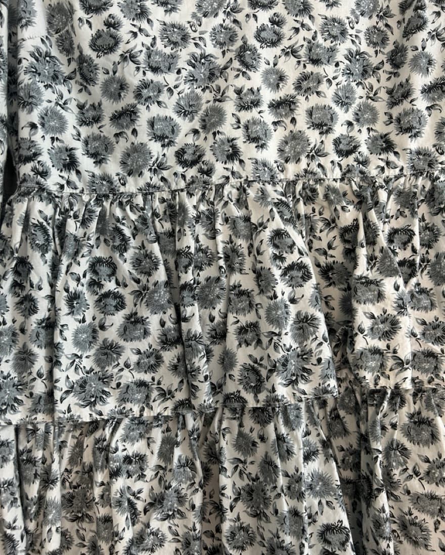 LoveShackFancy Paris Dress Warm Grey - Image 4