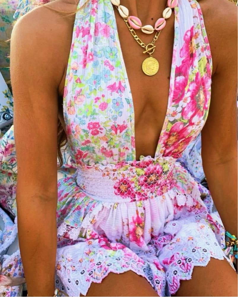 LoveShackFancy Deanna Floral mini  - Image 2