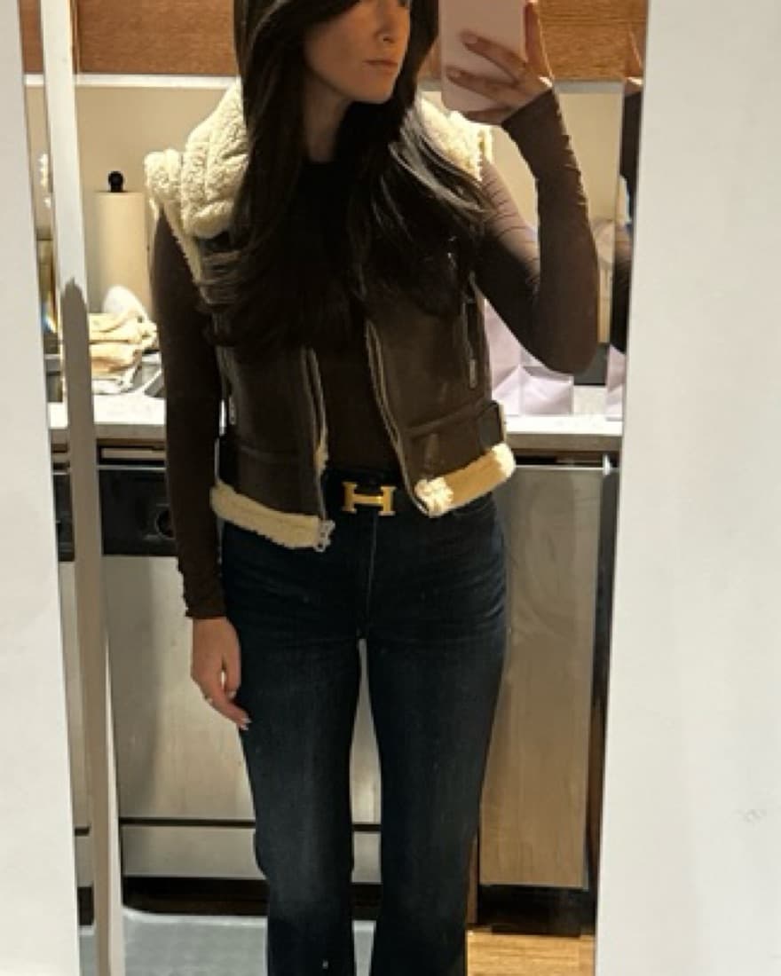 Zara Fuzzy Vest XS  - Image 3