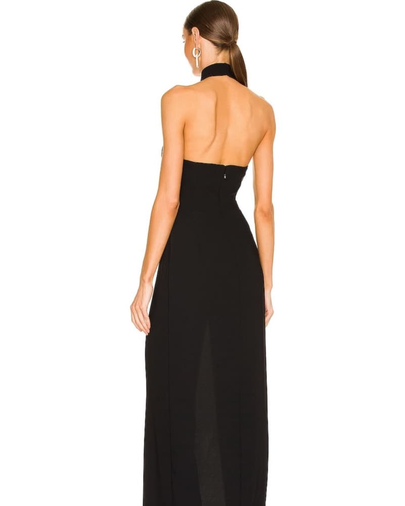 Amanda Uprichard Black Long Dress - Image 3