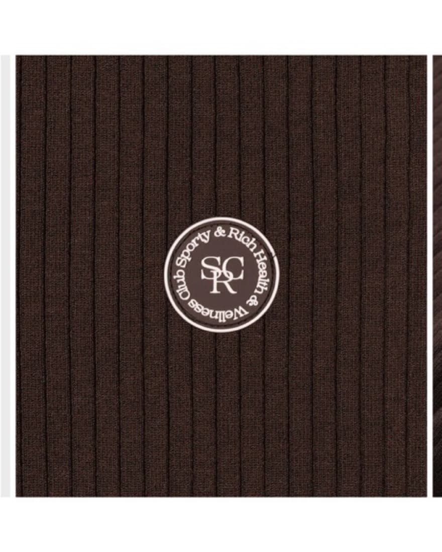 Sporty & Rich 3 Piece Ribbed Brown Set  - Image 6