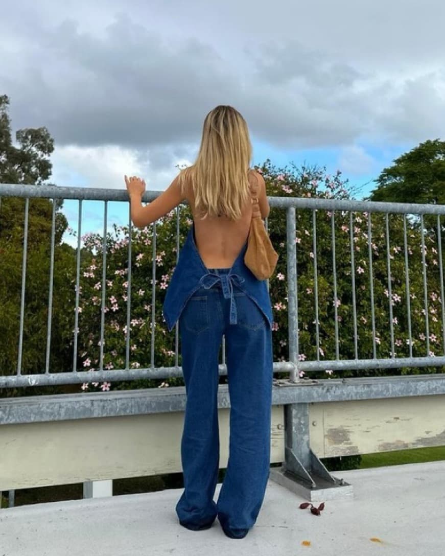 Lionness Halter Top & Jeans/bottom Set - Image 1
