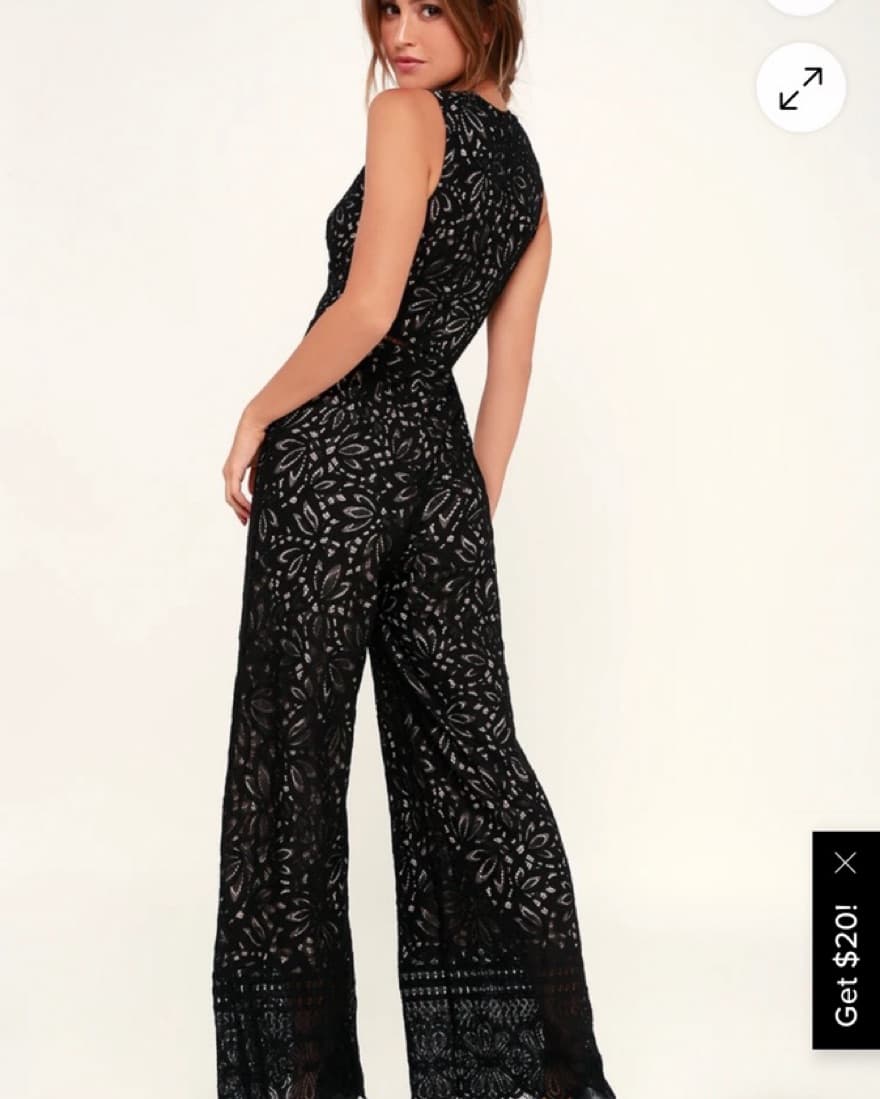 Lulus Amora Lace jumpsuit  - Image 3