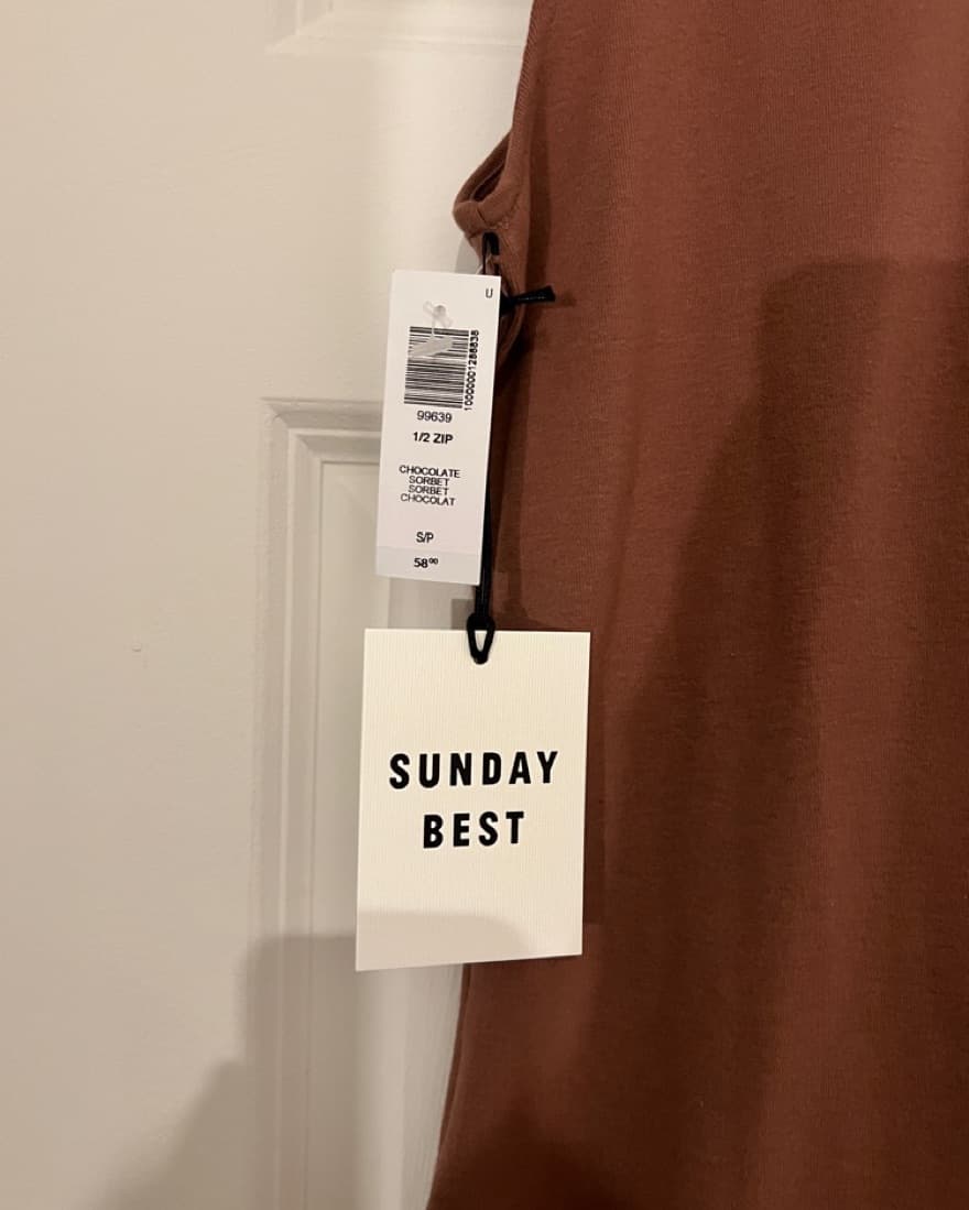 Aritzia Sunday Best 1/2 Zip Dress - Image 4