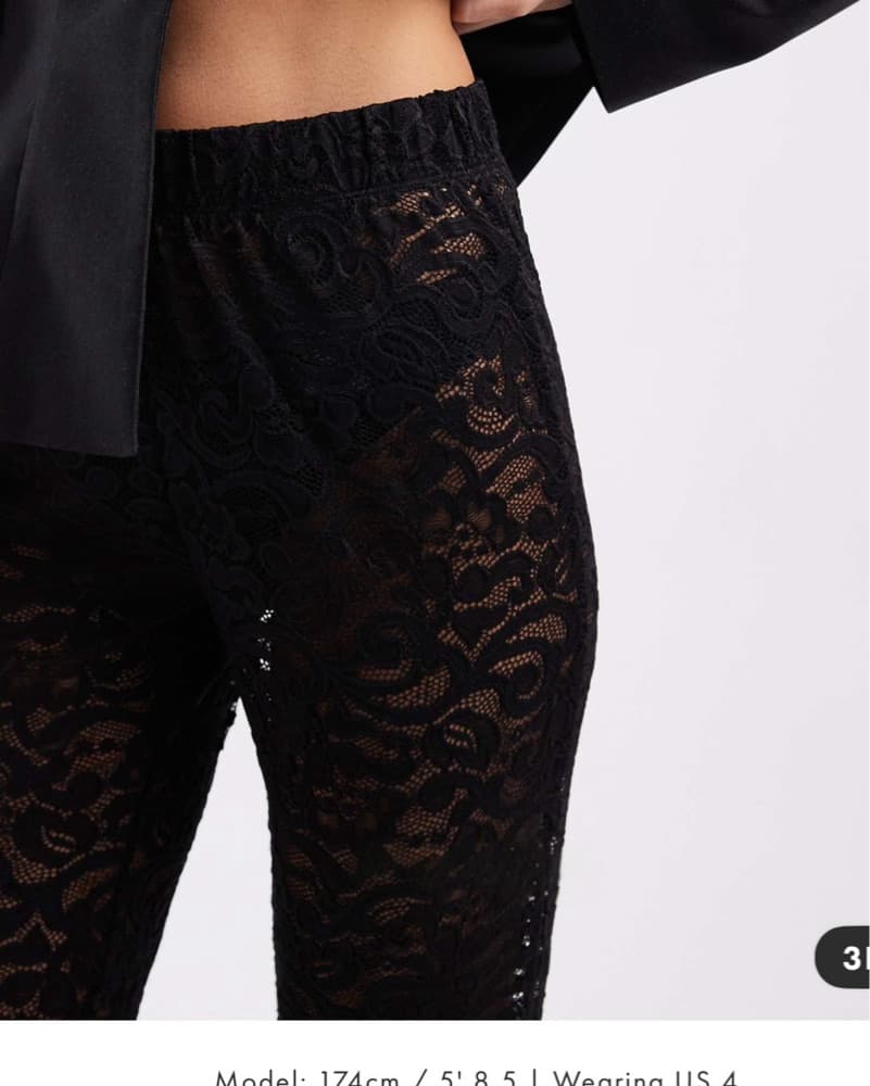 Lace Flare Pants - Image 5