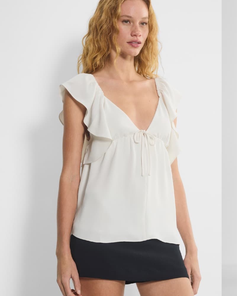 Aritzia babydoll Faye Top - Image 1