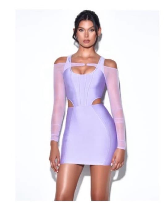 Miss Circle Ohanna Lavender Dress - Image 1