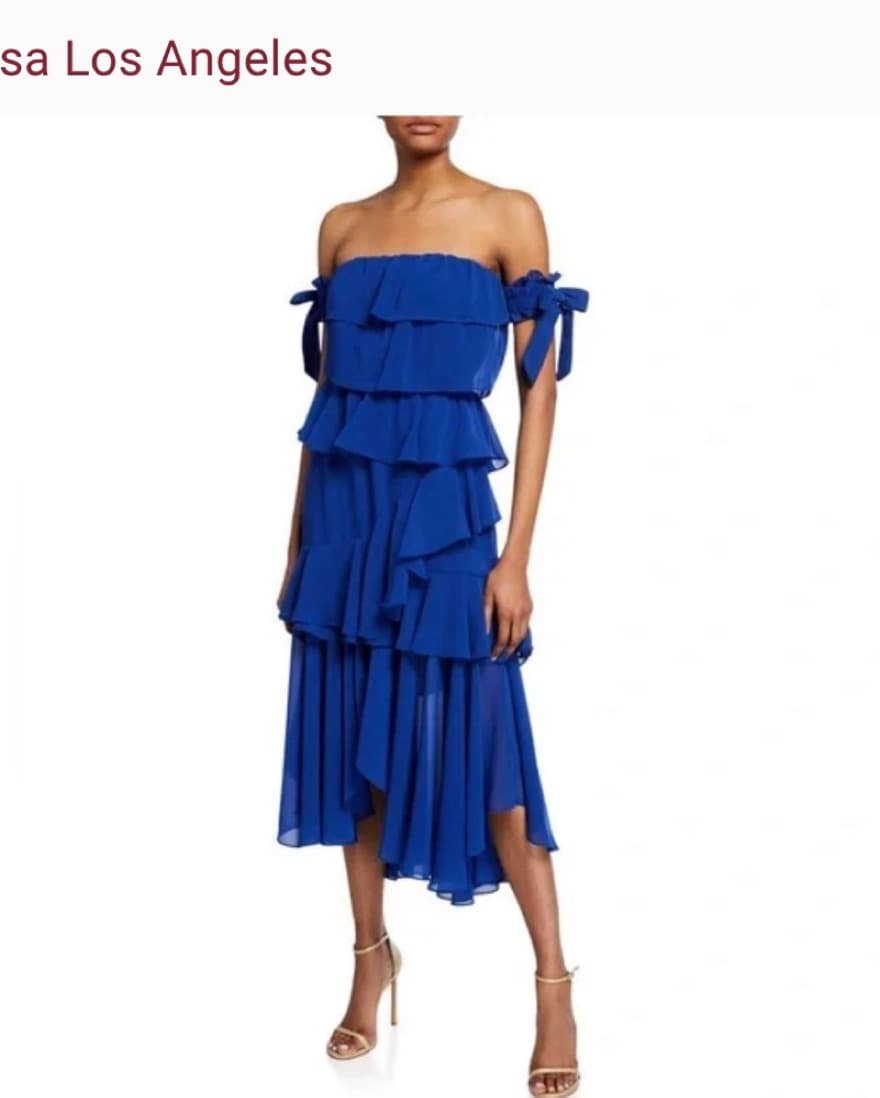 Royal Blue MISA LA Dress - Image 2
