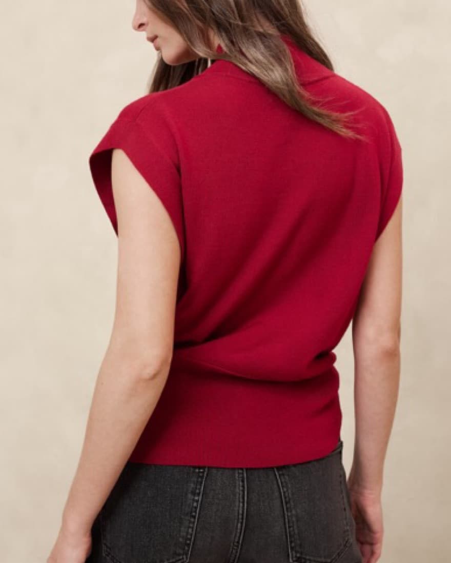 Banana Republic Wool Mock-Neck Sweater - Image 2