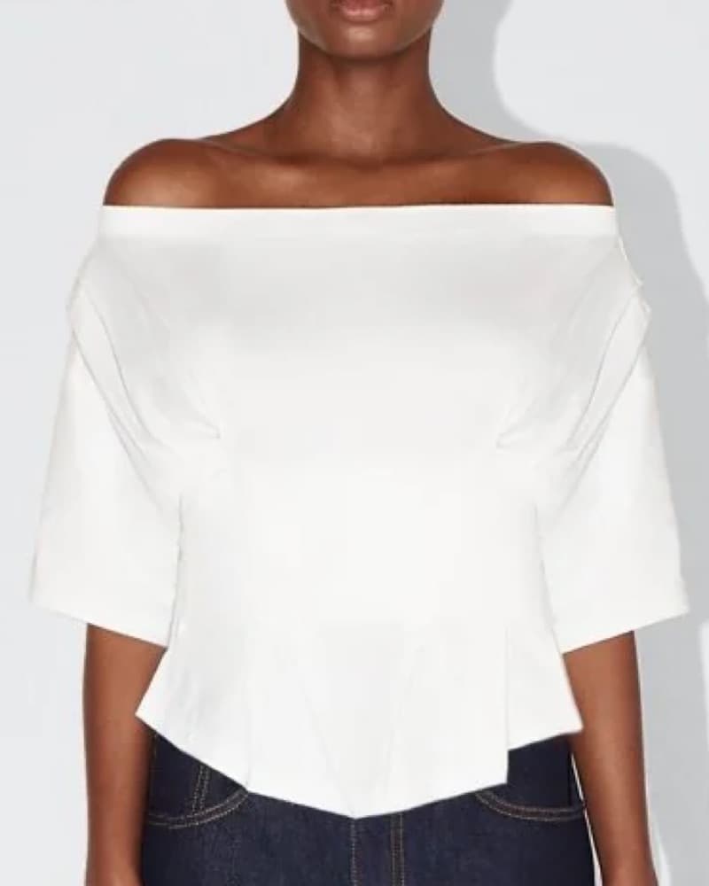 Khy Off The Shoulder Cinching Tee - Image 1