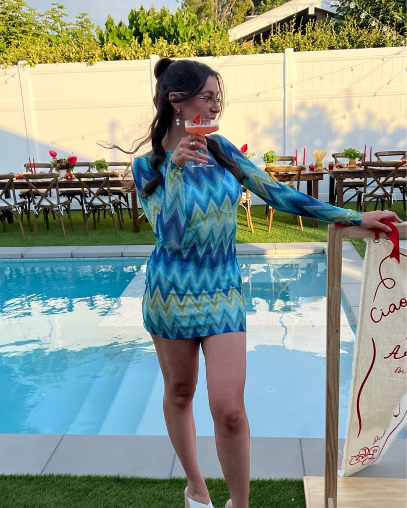 Missoni Zig Zag Woven Mini Dress - Image 2