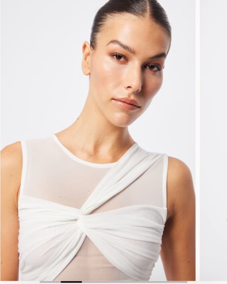 Mossman White Mini Dress - Image 3