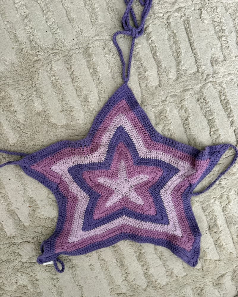 House of Sunny Crochet Star Top - Image 3