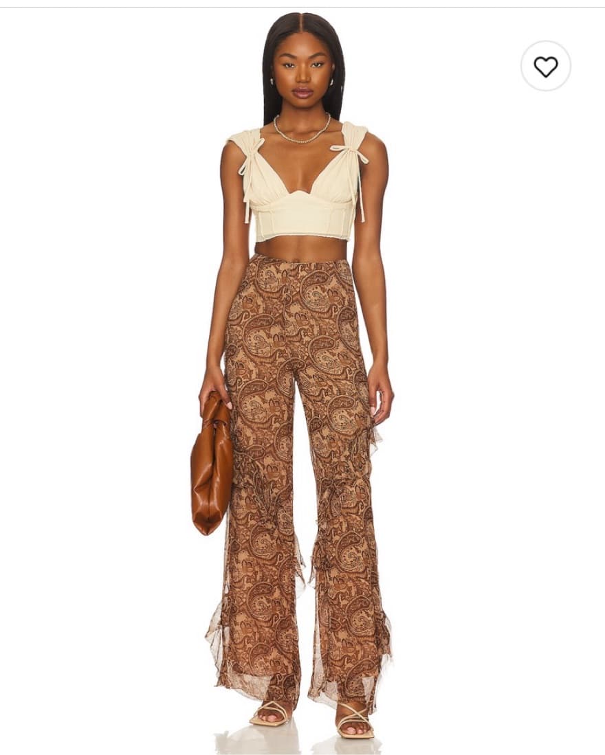 Camila Coelho Lilia Ruffle Pant - Image 4
